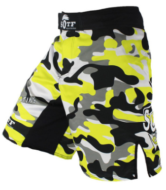 Men's Camouflage MMA Shorts for Boxing and Training