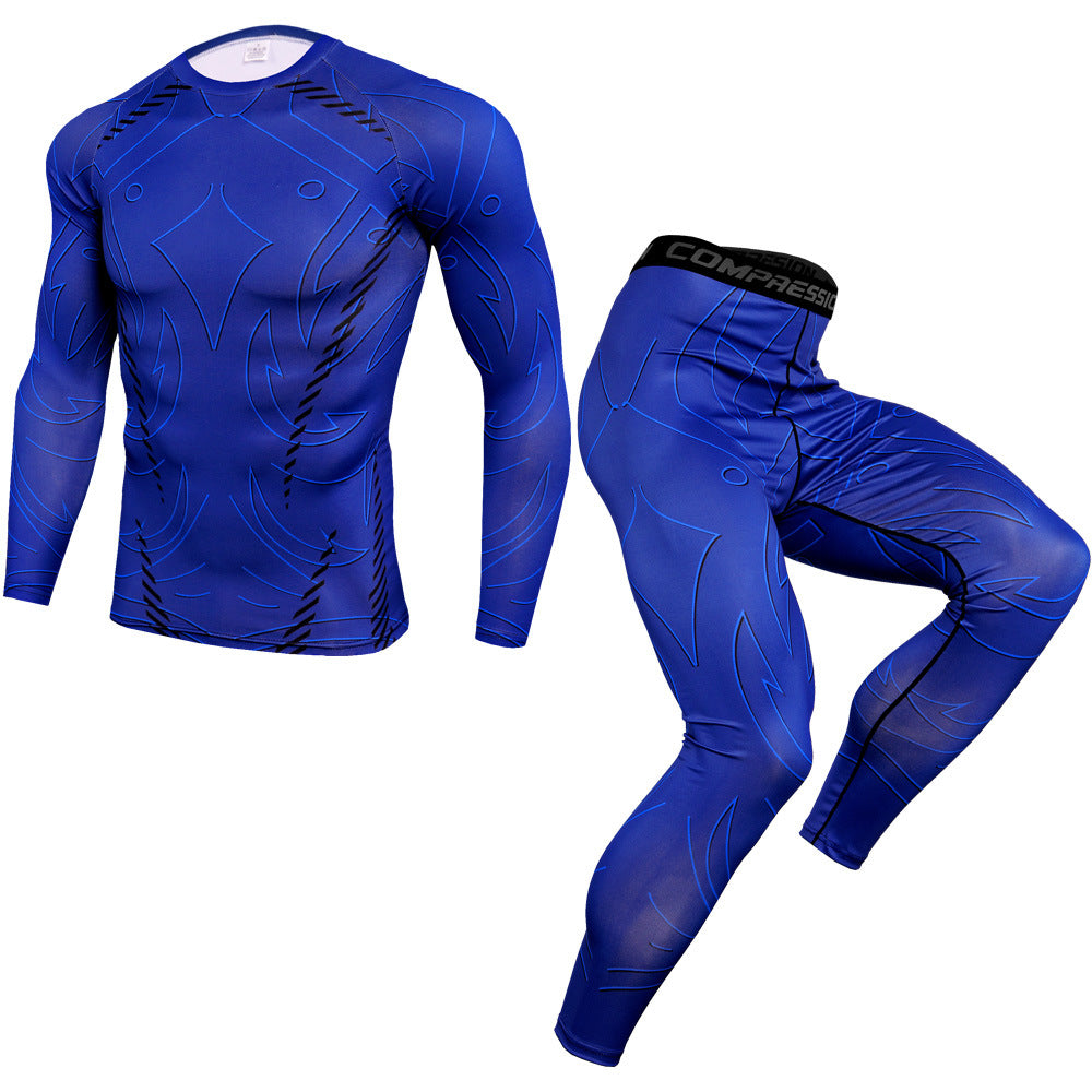 Men's Long Sleeve Training Suit for UFC MMA Fitness