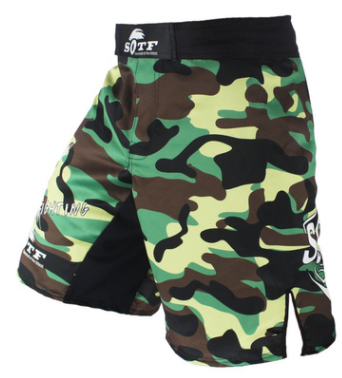 Men's Camouflage MMA Shorts for Boxing and Training